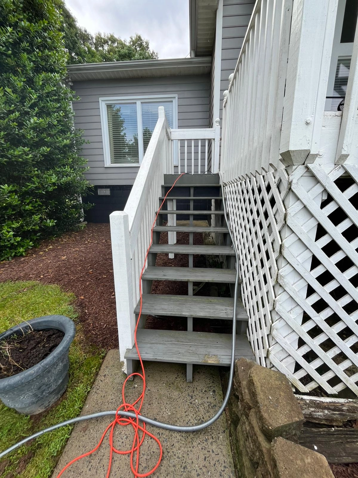 Deck Painting & Blue Ceiling Restoration in Belmont, NC