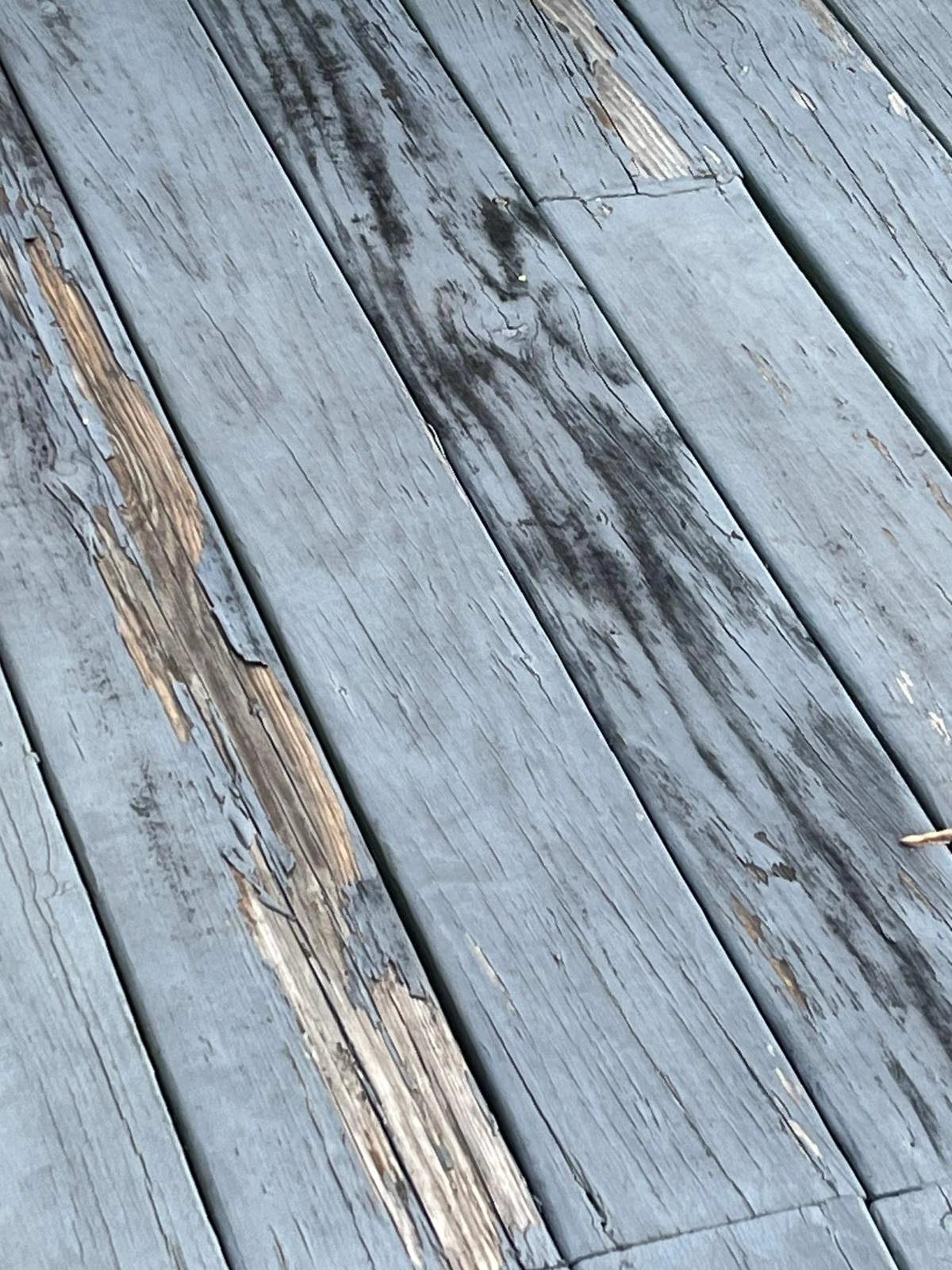 Deck Painting & Blue Ceiling Restoration in Belmont, NC