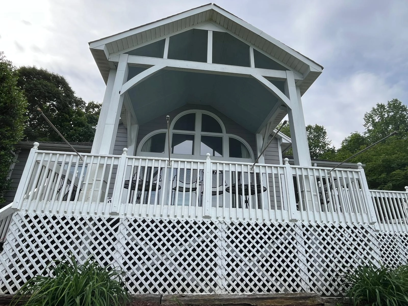 Deck Painting & Blue Ceiling Restoration in Belmont, NC - Image 5