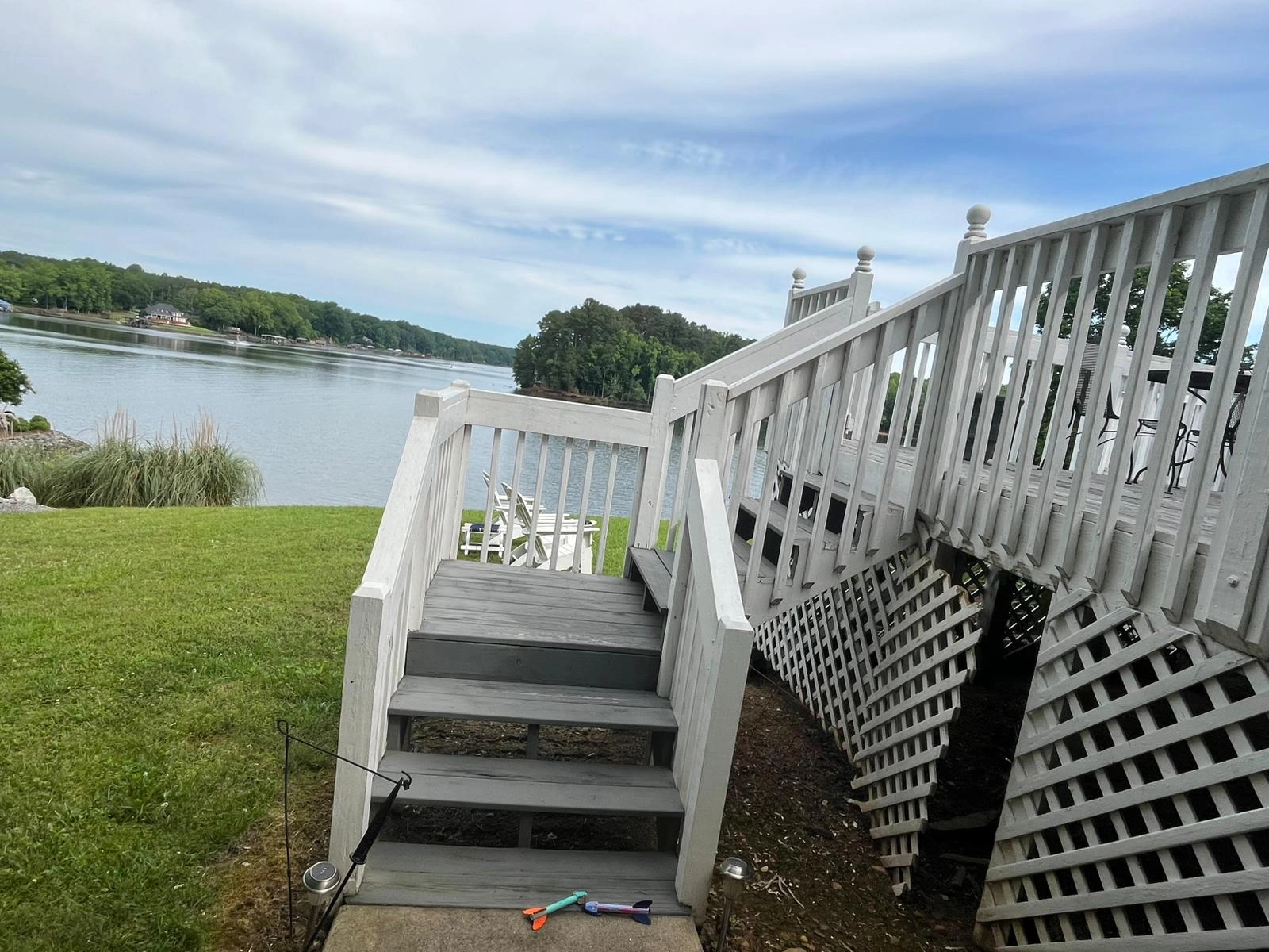 Deck Painting & Blue Ceiling Restoration in Belmont, NC - Image 9