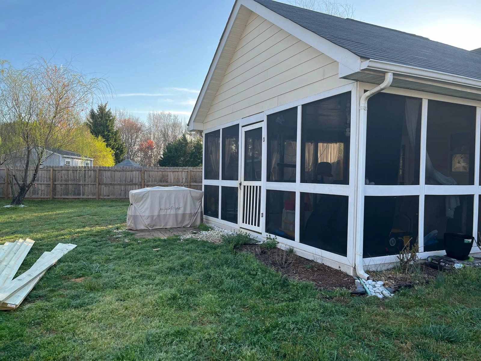 Custom 8'x18' Backyard Deck Installation